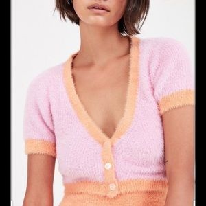 For Love and Lemons M Crop Sweater